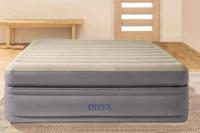 Надувная кровать Prime Comfort Elevated 152х203х51см, встроенный насос 220V (Intex 64164)