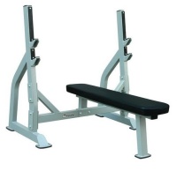 Олимпийская горизонтальная скамья для жима, со стойками AeroFit Impulse Functional IFOFB