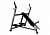 Скамья для жима наклонная нерегулируемая ProfiGym СК-0010-H (Classic)