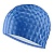 Шапочка для плавания ПУ одноцветная 3D (Синий) B31517-1